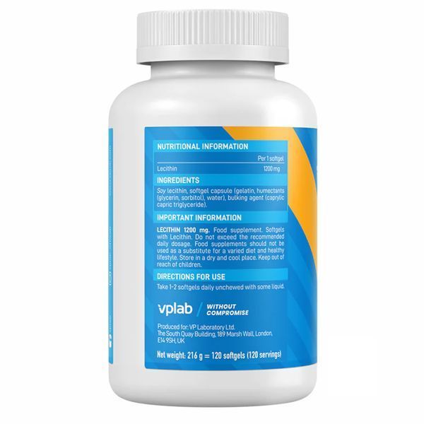Lecithin 1200 mg - 120 Softgels &mdash; оригінальний товар