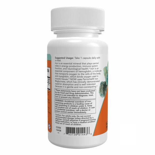 Iron 18mg Ferrochel - 120 vcaps &mdash; оригинальный товар