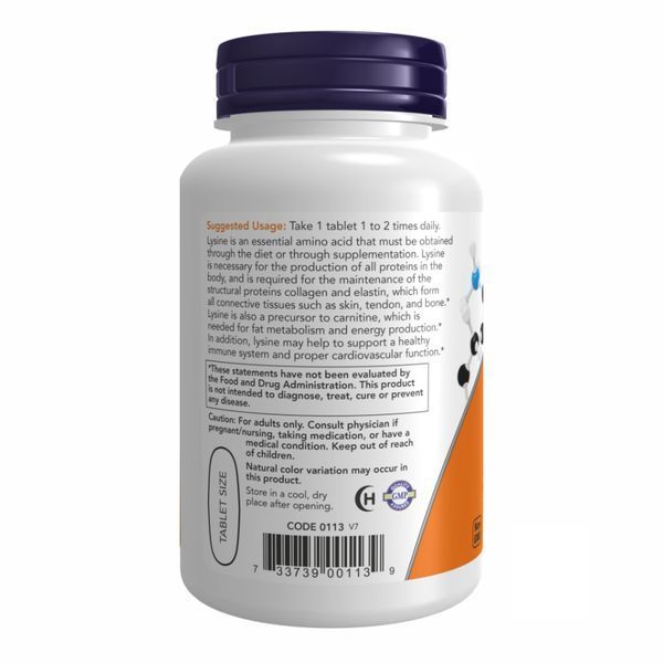 L-Lysine 1000mg - 100 tabs &mdash; оригинальный товар