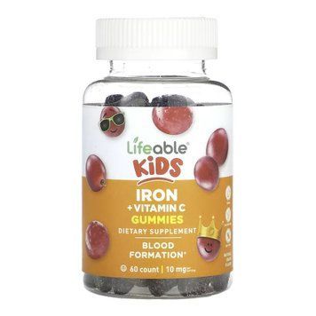 Iron + Vitamin C Kids - 60 gummies &mdash; оригинальный товар
