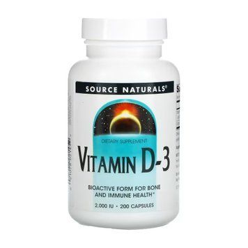 Vitamin D-3 2000 IU - 200 caps &mdash; оригинальный товар