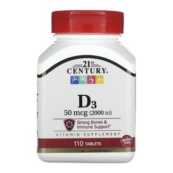 D3 50 mcg (2000 IU) - 110 tabs &mdash; оригинальный товар