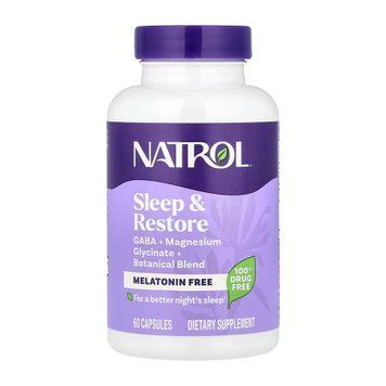 Sleep & Restore Melatonin Free - 60 caps &mdash; оригинальный товар