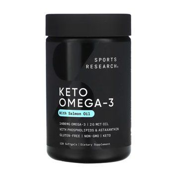 Keto Omega 1250mg - 120 softgels &mdash; оригинальный товар