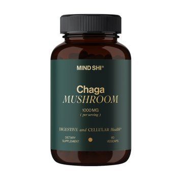 Chaga Mushroom 1000 mg - 60 vegcaps &mdash; оригинальный товар
