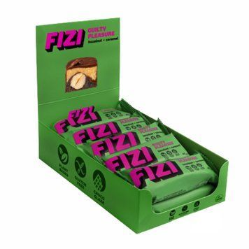 FIZI Chocolate Bar - 10х45g Hazelnut-Caramel &mdash; оригинальный товар
