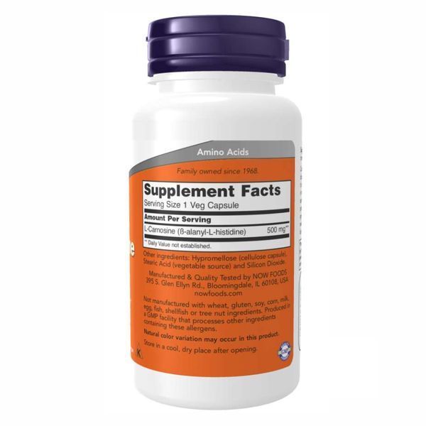 Carnosine 500mg - 100 vcaps &mdash; оригінальний товар