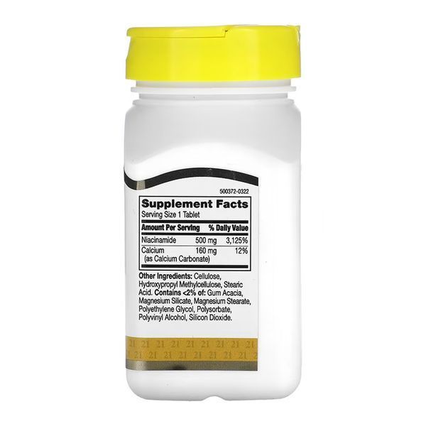 Niacinamide 500 mg - 110 tabs &mdash; оригінальний товар