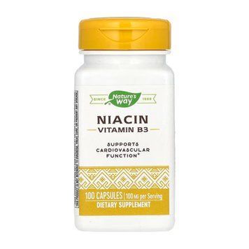 Niacin 100 mg - 100 caps &mdash; оригінальний товар