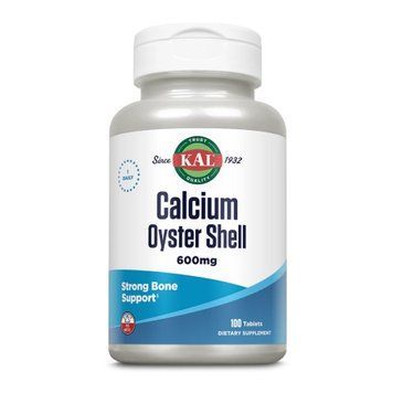 Calcium Oyster Shell 600mg - 100 tabs &mdash; оригінальний товар