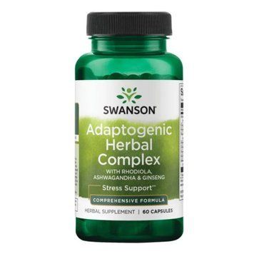 Adaptogenic Herbal Complex (Rhodiola Ashwagandha Ginseng) - 60caps &mdash; оригинальный товар