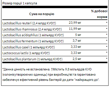 Probiotic-4 3billion - 60 cap &mdash; оригінальний товар