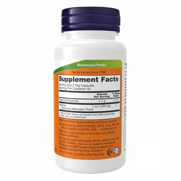 Valerian Root 500mg - 100 vcaps &mdash; оригінальний товар