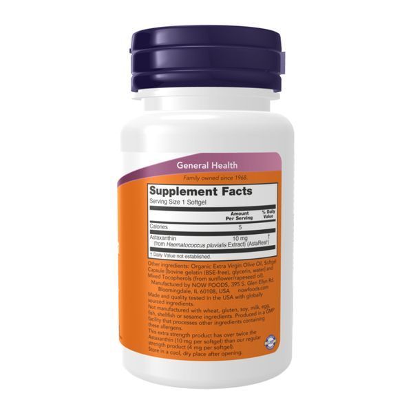Astaxanthin Extra Strength 10mg - 30 softgels &mdash; оригинальный товар