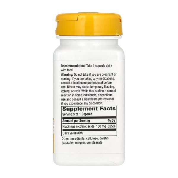 Niacin 100 mg - 100 caps &mdash; оригінальний товар