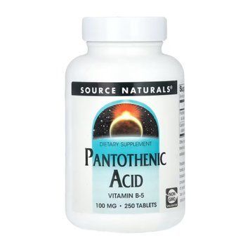 Pantothenic Acid 100 mg - 250 tabs &mdash; оригинальный товар