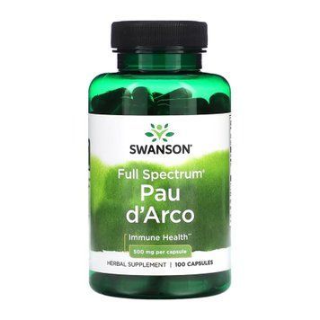 Pau d'Arco 500 mg - 100caps (Повреждена банка) &mdash; оригинальный товар