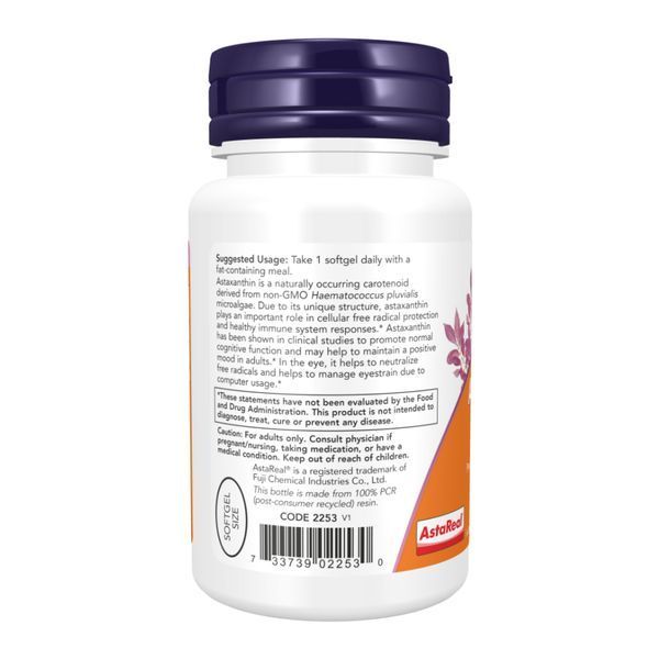 Astaxanthin 12 mg Triple Strength - 60 softgels &mdash; оригінальний товар