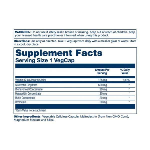 Mega Quercetin 600mg - 60 vcaps &mdash; оригинальный товар
