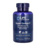 Super Omega-3 &mdash; омега-3 з екстрактом оливи та лігнанами кунжуту, 120 капсул &mdash; оригінальний товар