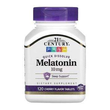 Melatonin 10 mg Quick Dissolve - 120 tabs &mdash; оригинальный товар