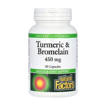 Turmeric & Bromelain 450mg - 90 caps &mdash; оригинальный товар