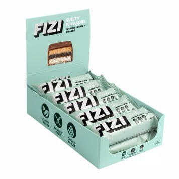 FIZI Chocolate Bar - 10х45g Coconut Cookie-Almond &mdash; оригинальный товар