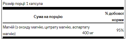 Triple Magnesium complex - 100caps &mdash; оригінальний товар