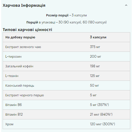 Thermopure - 90caps &mdash; оригінальний товар