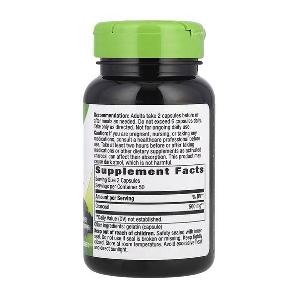 Activated Charcoal - 100 caps &mdash; оригинальный товар