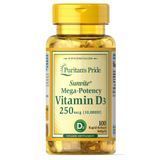 Vitamin D3 250mcg(10000 IU) Mega-Potency - 100 softgels &mdash; оригінальний товар