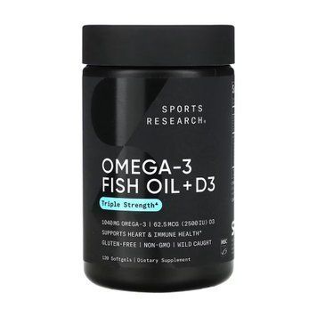 Omega-3 Fish Oil Alask Omega 1250mg + D3 2500IU - 120 softgels &mdash; оригинальный товар