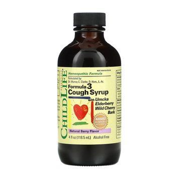Formula 3 Cough Syrup - 118.5 ml Natural Berry &mdash; оригинальный товар