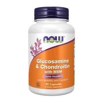 Glucosamine & Chondroitin with MSM - 90 vcaps &mdash; оригинальный товар