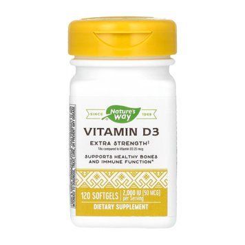 Vitamin D3 Extra Strength - 120 softgels &mdash; оригинальный товар