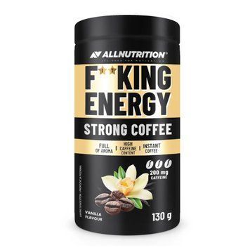 Fitking Delicious Strong Coffee - 130g Vanilla &mdash; оригинальный товар