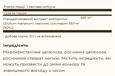 FP Milk Thistle - 100 vcaps &mdash; оригінальний товар