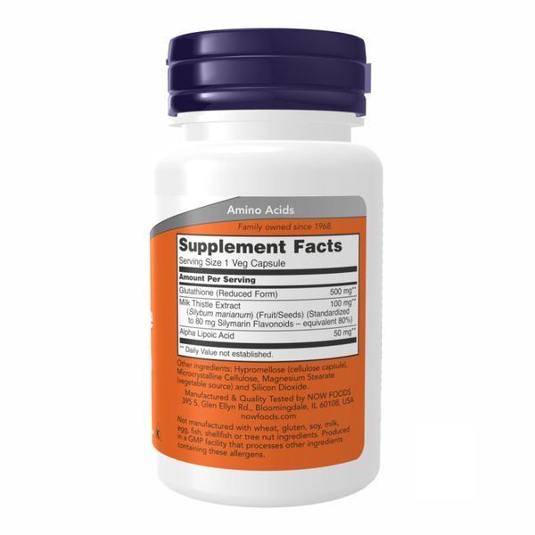 Glutathione 500mg - 30 vcaps &mdash; оригинальный товар
