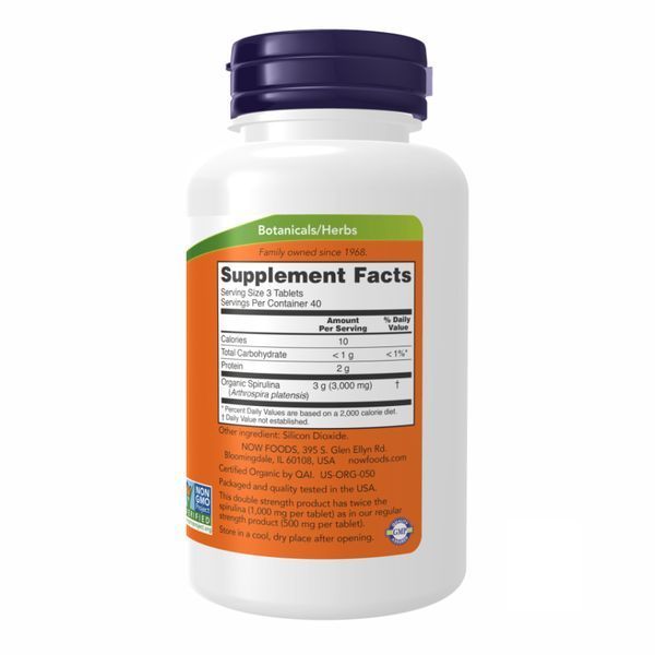 Spirulina 1000 mg - 120 tabs &mdash; оригінальний товар