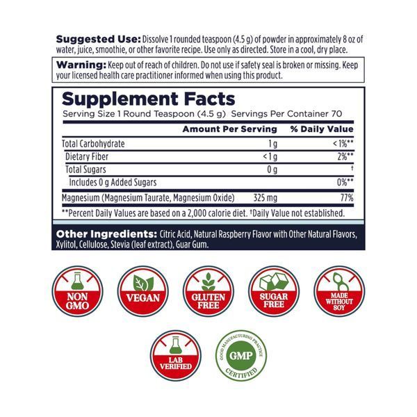 Heart Magnesium Powder - 315g &mdash; оригинальный товар