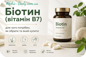 Біотин (вітамін B7): для чого потрібен, як обрати та який купити