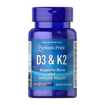 Vitamin D3 & K2 - 60 caps &mdash; оригинальный товар