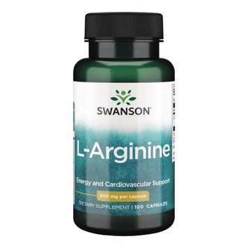 L-Arginine 500 mg - 100 Capsules &mdash; оригинальный товар