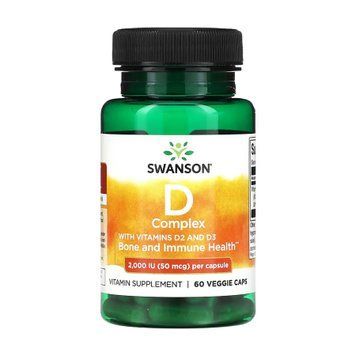 D Complex D2 abd D3 2000iu(50mcg) - 60caps &mdash; оригинальный товар