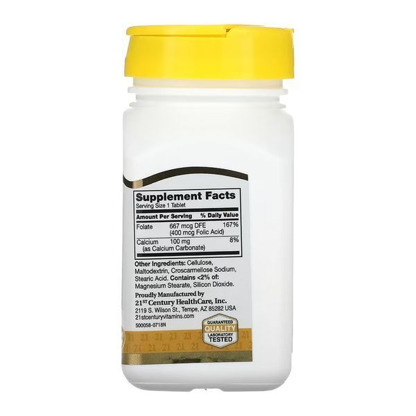 Folic Acid 400 mcg - 250 tabs &mdash; оригинальный товар