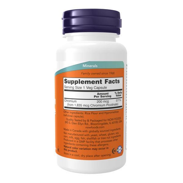 Chromium Picolinate 200 mcg - 250 caps &mdash; оригінальний товар