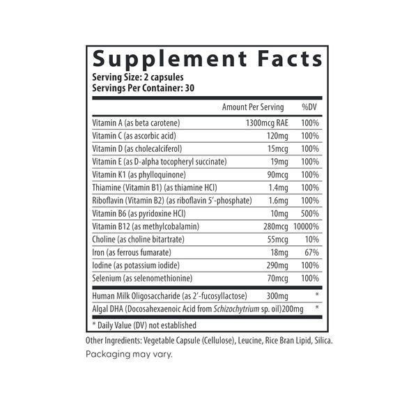 Postnatal Multivitamin Essentials with DHA - 60 caps &mdash; оригінальний товар