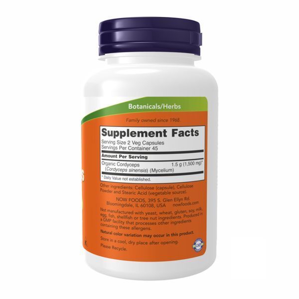 Cordyceps 750 mg - 90 vcaps &mdash; оригинальный товар