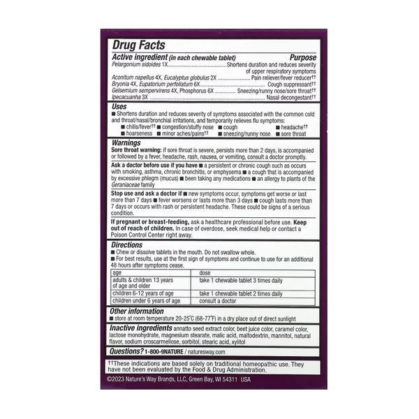 Umcka Cold & Flu Berry - 20 chew tabs &mdash; оригинальный товар