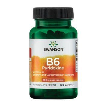 B6 Pyridoxine 100mg - 100caps &mdash; оригінальний товар